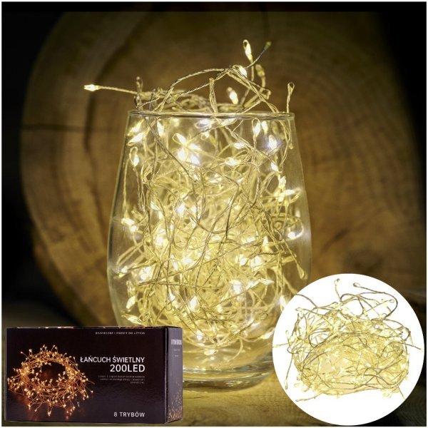 Обложка книги «RoGer LED R/C Светящаяся Гирлянда в виде Сосулек 6m / 200LED Тепло-белый»