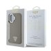 Guess PU Grained Triangle Logo MagSafe Case Защитный чехол для iPhone 16 / коричневый