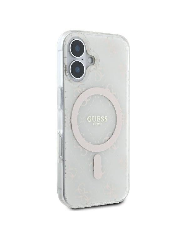 Guess IML 4G Background MagSafe Защитный Чехол для Apple iPhone 16 Plus