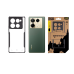 Tactical Quantum Stealth Cover Защитный чехол для Infinix Note 40 Pro 4G / прозрачный/чёрный