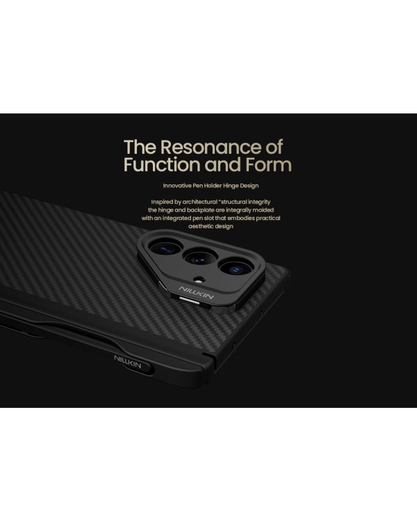 Дополнительное изображение книги «Nillkin CarboProp Aramid Magnetic Pen Slot Case Чехол для Samsung Galaxy Z Fold 7»