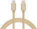 Swissten Textile Fast Charge 3A USB-C / USB-C Кабель для передачи данных и зарядки 1.2m