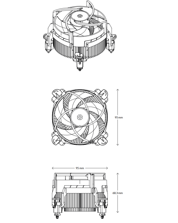 Arctic Alpine 17 Compact CPU Кулер Intel 1700
