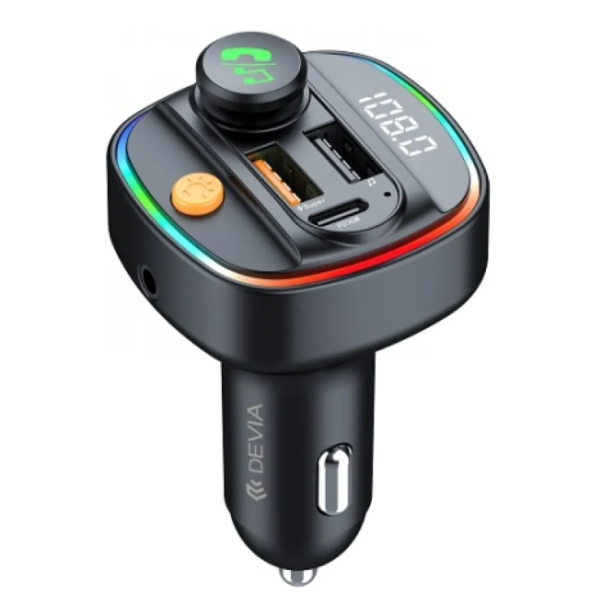 Devia Smart FM Transmitter Bluetooth PD 30W 3арядное устройство Devia Smart FM Transmitter Bluetooth PD 30W 3арядное устройство