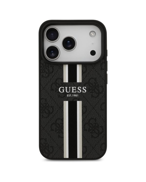Guess 4G Printed Stripes MagSafe Case Чехол для Apple iPhone 17 Pro
