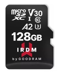 Goodram 128GB IRDM MicroSDXC Карта памяти + Адаптер