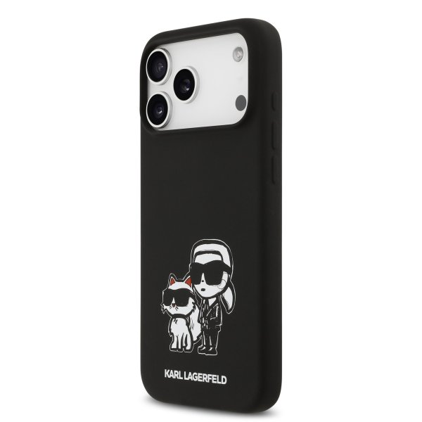 Karl Lagerfeld Ringstand Karl and Choupette MagSafe Case Чехол для Apple iPhone 17 Pro Max