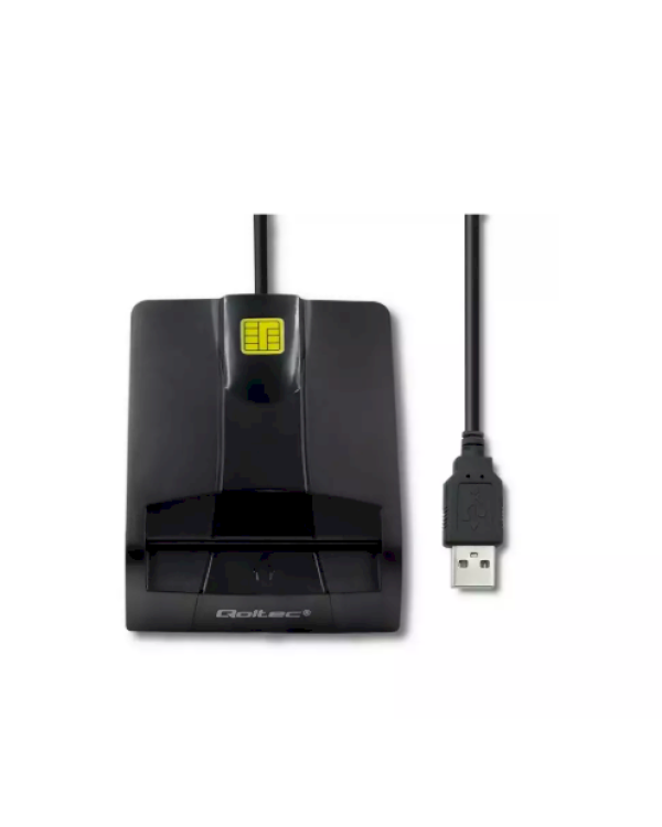 Qoltec 50634 Smart ID Считыватель карт