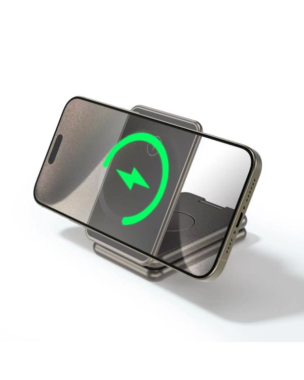 Swissten AL1 Беспроводное алюминиевое зарядное устройство (Cовместимо с MagSafe)