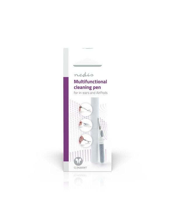 Nedis CLSN205WT Набор для чистки наушников