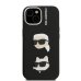 Karl Lagerfeld Grained PU K&CH Heads Case Чехол для Apple iPhone 15