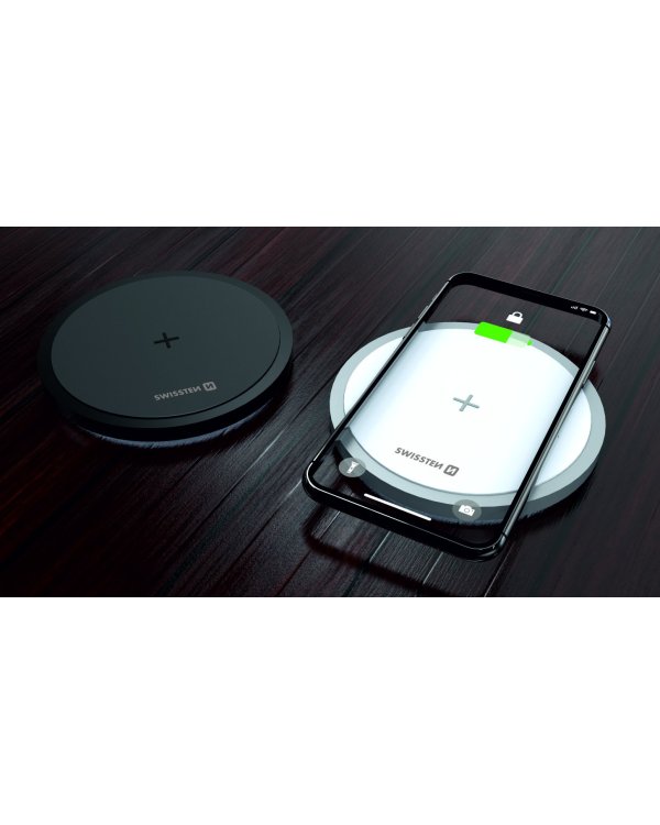 Swissten 15W Беспроводное зарядное устройство с USB-C 1.5m кабелем