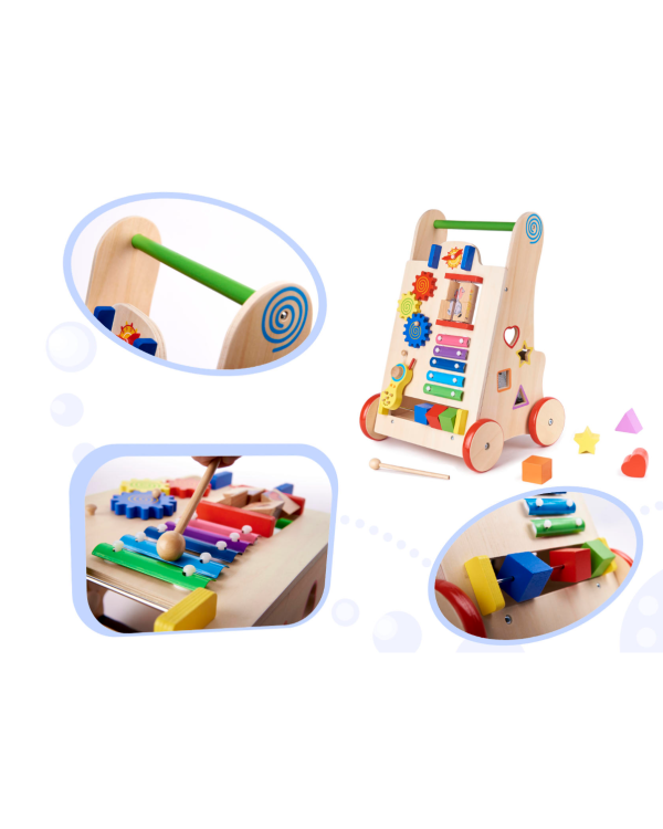 RoGer 6in1 Детская Деревянная Развивающая игрушка Ходунки