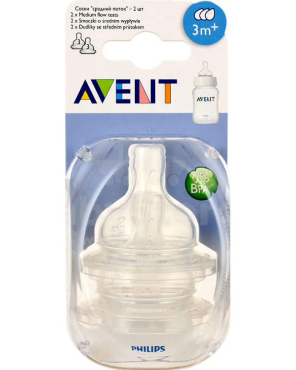 Philips AVENT SCF633/27 Соски для детских бутылочек