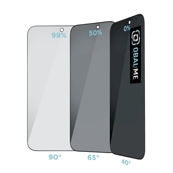 Обложка книги «OBAL:ME Privacy 5D Glass Screen Protector Защитное стекло с приватным фильтром для Apple iPhone 17 Pro Max / чёрный»