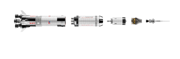 LEGO 92176 Bricks Ideas Rocket NASA Apollo Saturn V Ракета