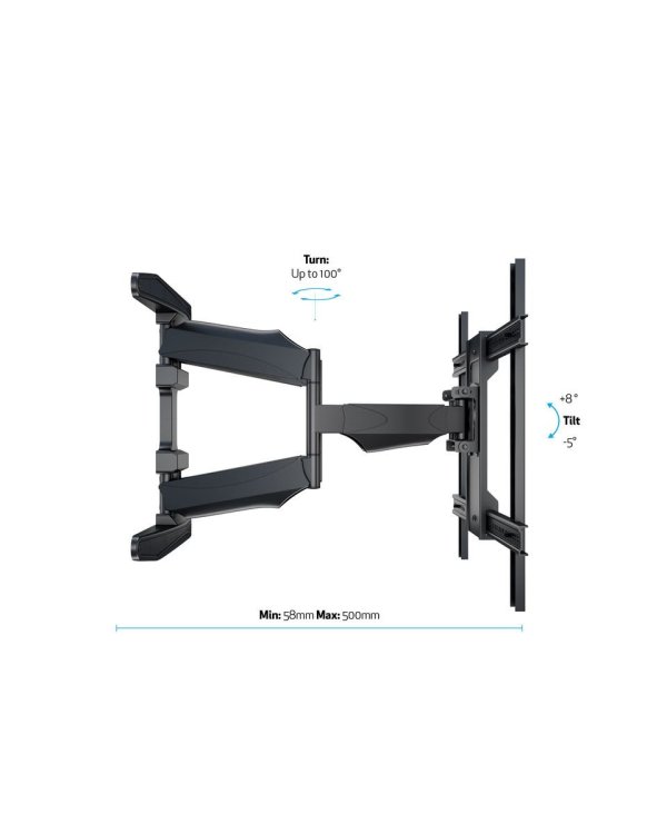 Multibrackets MB-6317 Hастенный поворотный ТВ кронштейн для ТВ до 85" / 45kg