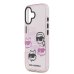 Karl Lagerfeld IML Multi K&CH Heads Case Защитный чехол для iPhone 17 / розовый