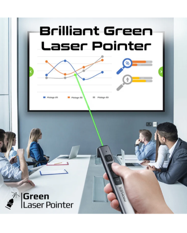 Promate ProPointer-S Универсальный интуитивный беспроводной презентатор со стилусом