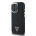 Guess PU Grained Triangle Logo MagSafe Case Защитный чехол для iPhone 16 Pro / чёрный