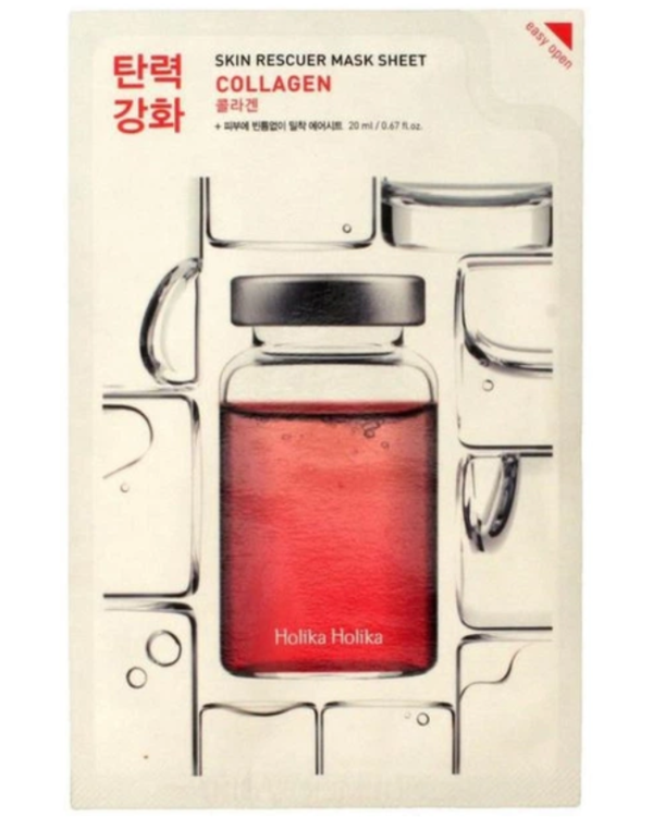 Holika Holika Skin Rescuer Mask sheet Collagen Mаска для лица 20 ml
