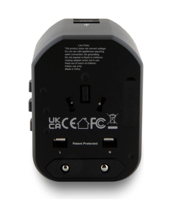 Tumi TUTA20WMSLK Адаптер для путешествий 20W USB-C 2x USB-A