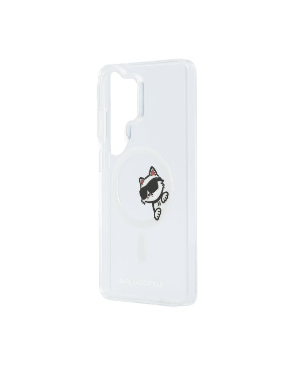 Karl Lagerfeld IML Choupette Peekaboo Logo Magnetic Case Чехол для Samsung Galaxy S26 Ultra