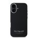 Karl Lagerfeld Grained PU Hotel RSG Case Защитный чехол для iPhone 16 / чёрный