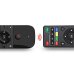 RoGer M8 Universal Remote control Универсальный пульт дистанционного управления с беспроводной клавиатурой для TV 2.4G USB-ресивер TV W1 черный