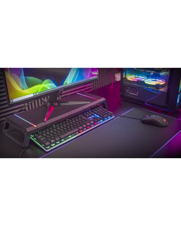 Mars Gaming MGS-ONE Подставка для монитора Chroma RGB / USB 2.0