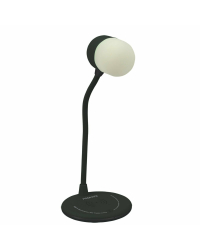 PROMATE LumiQi Настольная LED лампа с беспроводной зарядкой и Bluetooth колонкой