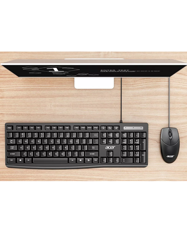 Acer OAK040 Проводная Клавиатура + Мышь + Pele USB / ENG