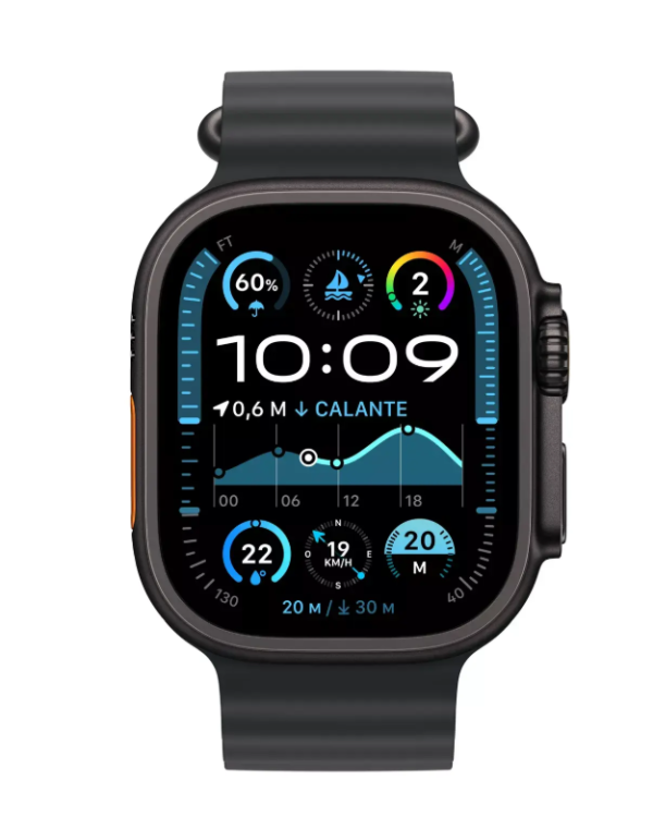 Apple Watch Ultra 2 Умные часы 49mm Black Titanium Case with Black Ocean Band