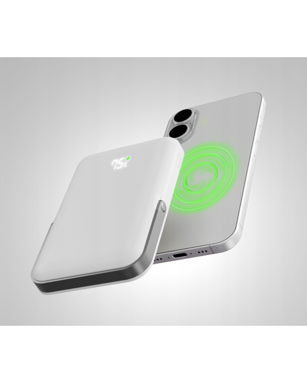 Qualo QMPB5-LD-00 MagSafe Беспроводной Повер Банк 10000mAh / LED / 20 W / USB-C / Lightning