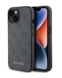 Guess PU 4G Metal Logo Case Защитный Чехол для Apple iPhone 15