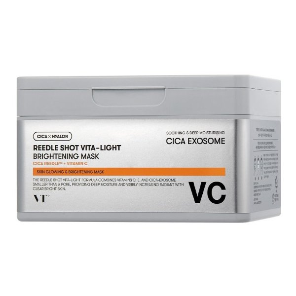VT COSMETICS Reedle Shot Vita-Light Brightening Mask set 30 pcs Маска для лица