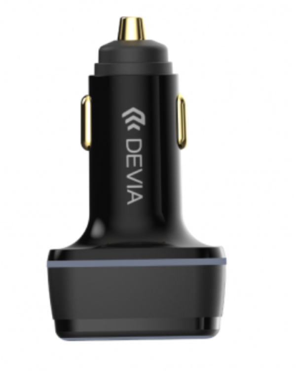 Devia EA361 USB / 2x USB-C Автомобильное Зарядное Устройство 115W