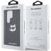 Karl Lagerfeld Leather Monogram Pin Logo Choupette Head Чехол для Samsung Galaxy S25 Ultra