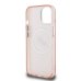 Karl Lagerfeld IML K&CH Heads Repeated Logo MagSafe Case for iPhone 15 Pink