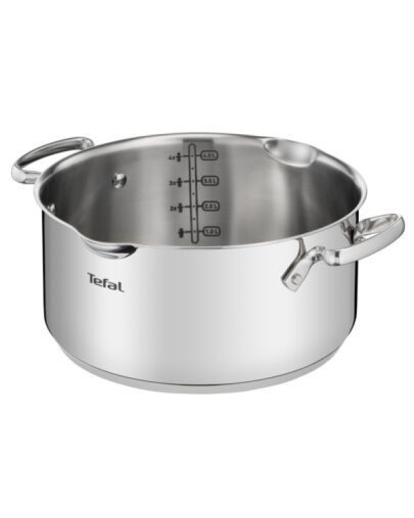 Tefal Duetto Plus Кастрюля Нержавеющей Стали с Крышкой для Слива 18cm