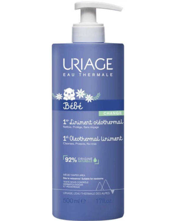 Uriage Bébé 1st Oleothermal Liniment Oчищающее средство для младенцев 500 ml