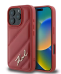 Karl Lagerfeld Quilted Signature Защитный Чехол для Apple iPhone 16 Pro Max