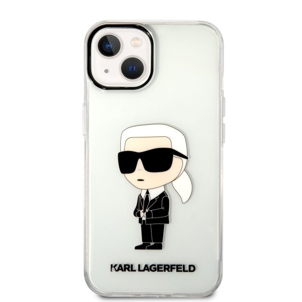 Обложка книги «Karl Lagerfeld IML Ikonik NFT Case Защитный чехол для iPhone 14 Plus / прозрачный»