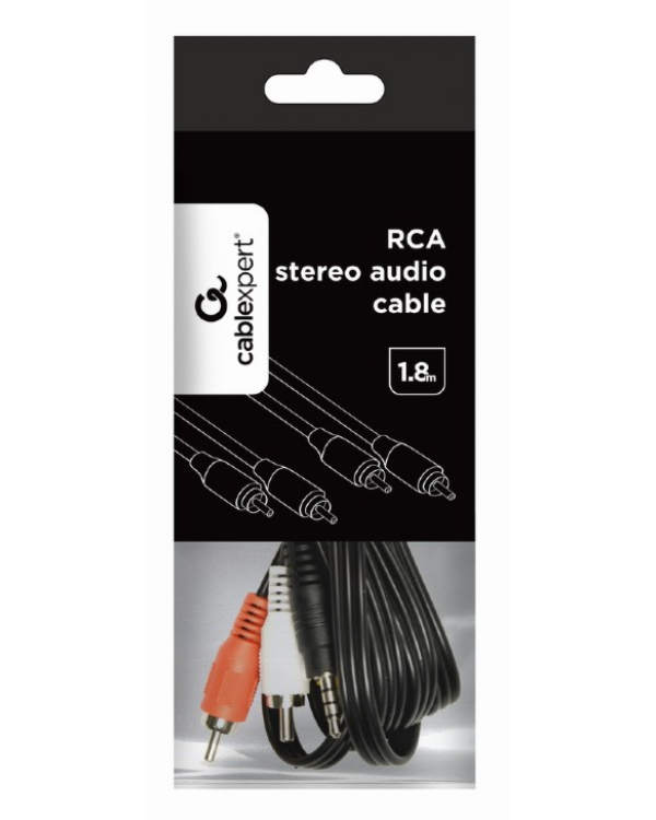 Gembird CCA-2R2R-6 Кабель RCA / 1.8m