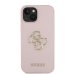 Guess PU Grained 4G Metal Logo Case Чехол для Apple iPhone 15
