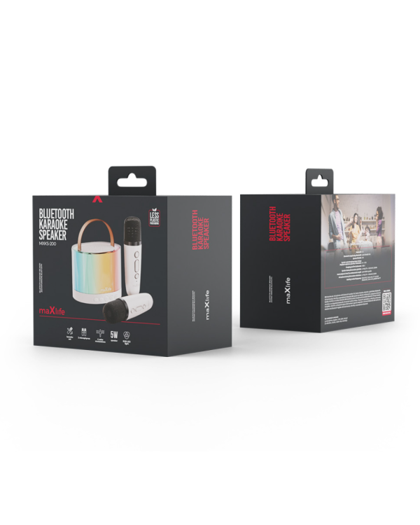 Maxlife MXKS-200 Bluetooth Караоке-Kолонка Белый
