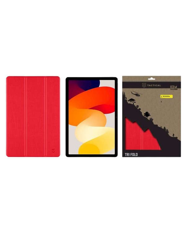 Tactical Book Tri Fold Case Чехол для планшета Xiaomi Redmi Pad SE 11 / красный