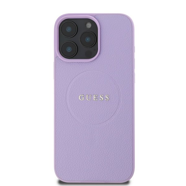 Guess PU Grained Classic Logo MagSafe Case Чехол для Apple iPhone 16 Pro Max