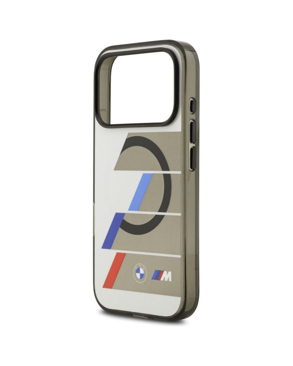 BMW M IML Metal Buttons Tricolor Lines MagSafe Case Защитный Чехол для Apple iPhone 17 Pro