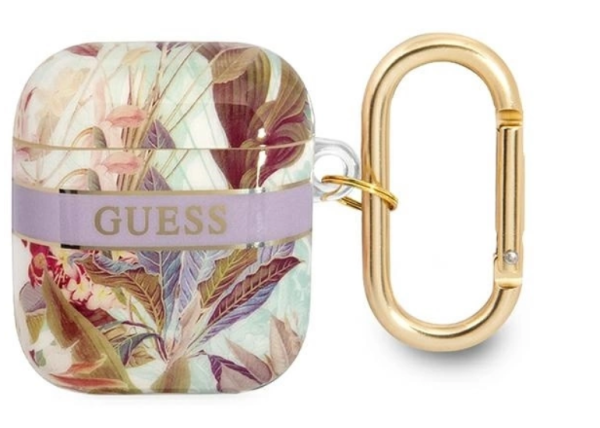 Guess GUA2HHFLU Чехол для Apple AirPods 1 / 2
